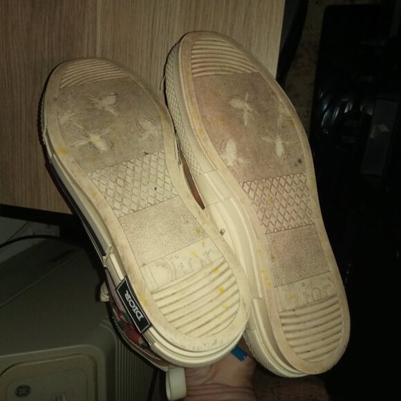 Dior B23 hitop floral pattern Size 43(10-10.5 US Mens) - Picture 2 of 4